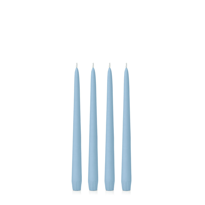 French Blue 25cm Taper Candles Pack of 4