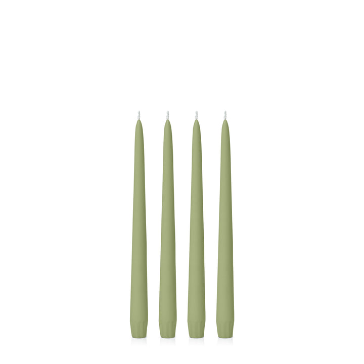 Matcha 25cm Taper Candles Pack of 4