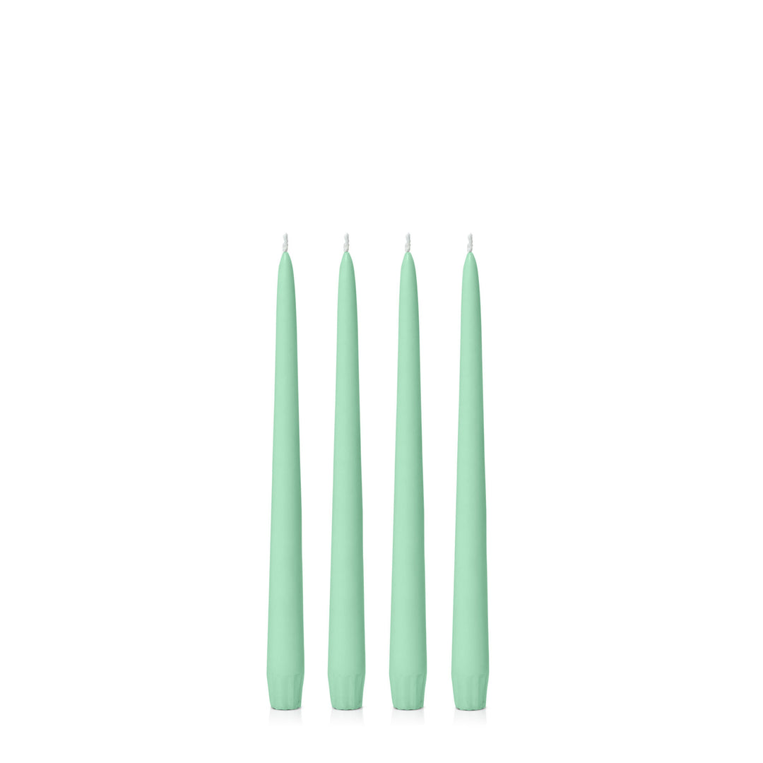 Mint Green 25cm Taper Candles Pack of 4