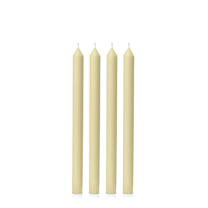 Buttercream 30cm Dinner Candles Pack of 4