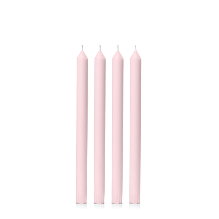 Blush Pink 30cm Dinner Candles Pack of 4