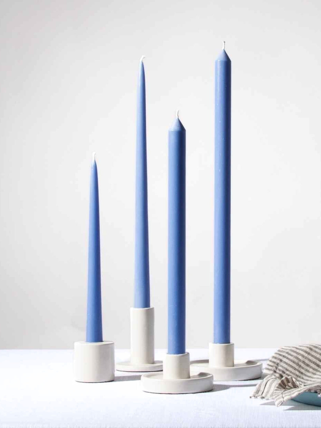 Dusty Blue 30cm Dinner Candles Pack of 4