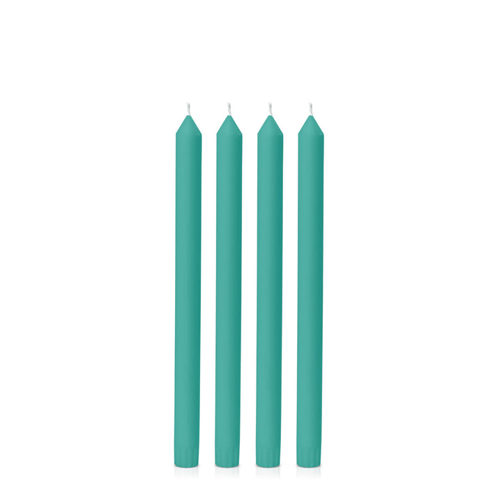 Emerald Green 30cm Dinner Candles Pack of 4