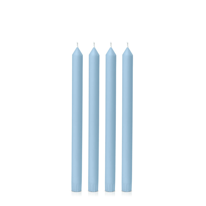 French Blue 30cm Dinner Candles Pack of 4