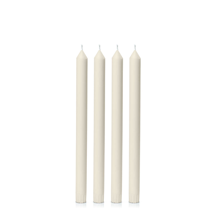 Ivory 30cm Dinner Candles Pack of 4