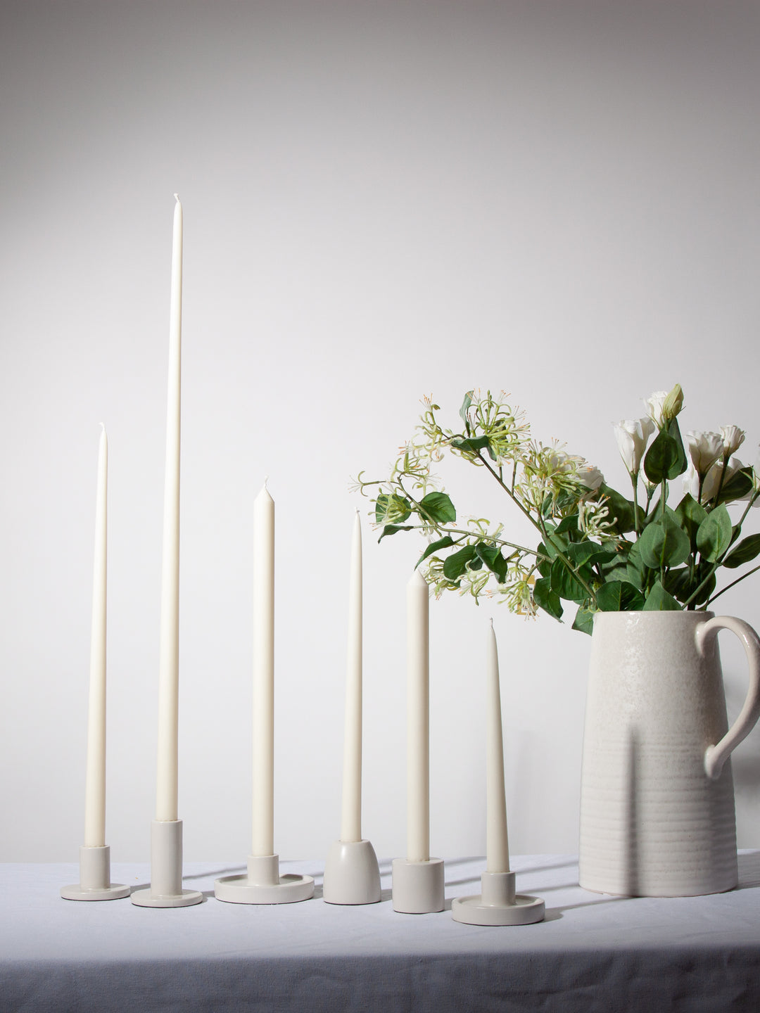 Ivory 30cm Dinner Candles Pack of 4