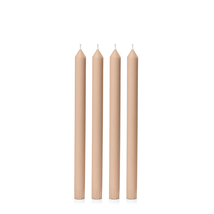 Latte 30cm Dinner Candles Pack of 4