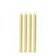 Lemon 30cm Dinner Candles Pack of 4