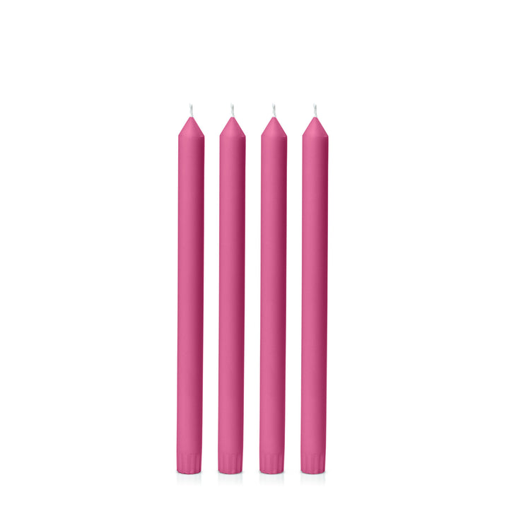 Magenta 30cm Dinner Candles Pack of 4