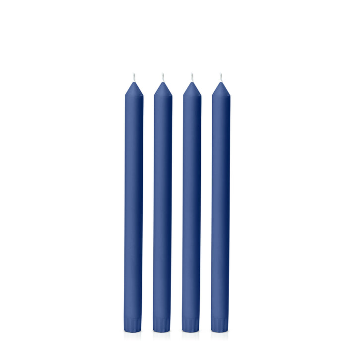 Navy 30cm Dinner Candles Pack of 4