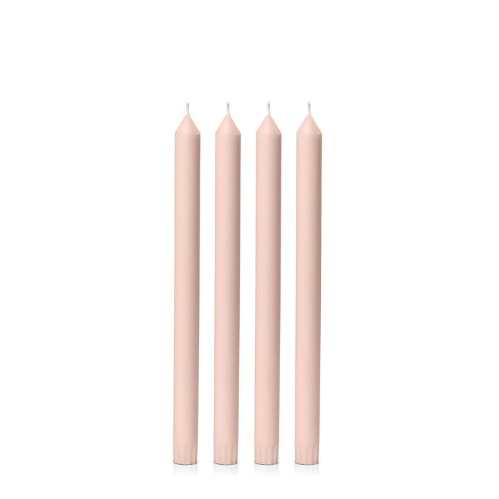 Nude 30cm Dinner Candles Pack of 4