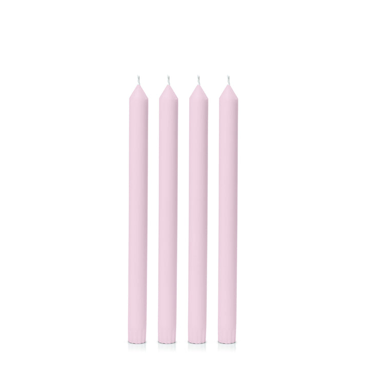 Pastel Pink 30cm Dinner Candles Pack of 4