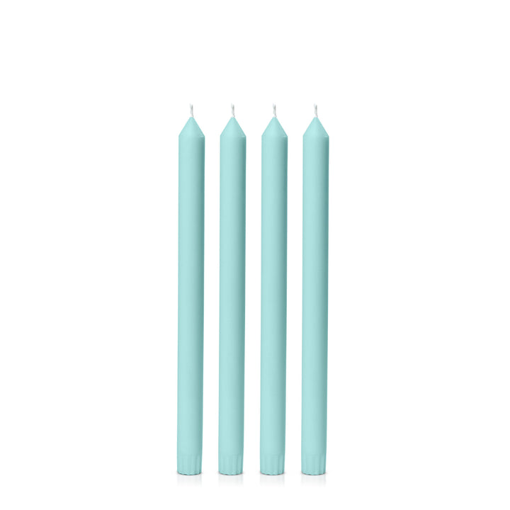 Pastel Teal 30cm Dinner Candles Pack of 4