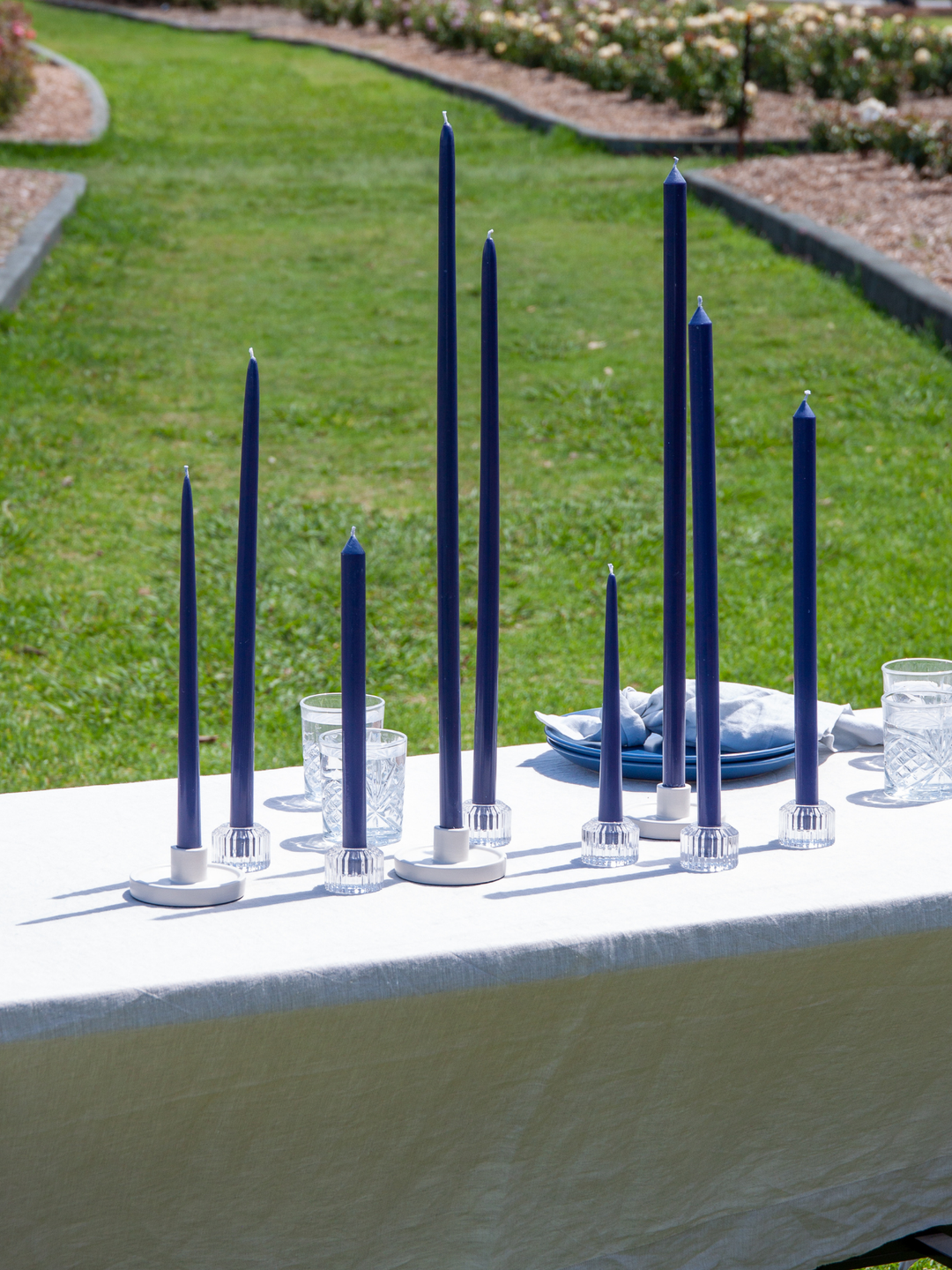 Sapphire 30cm Dinner Candles Pack of 4