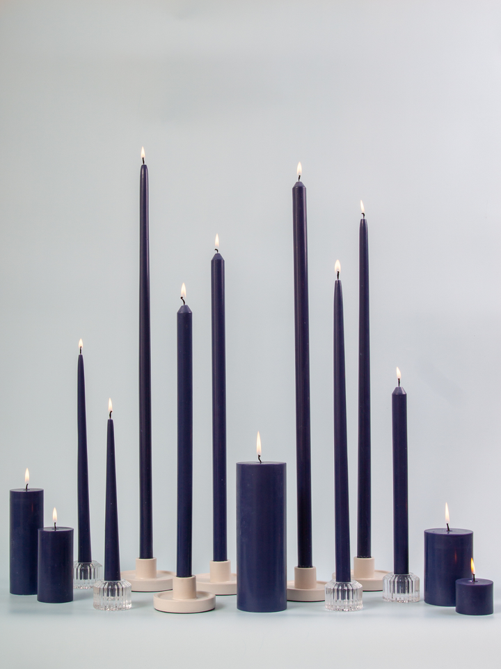 Sapphire 30cm Dinner Candles Pack of 4