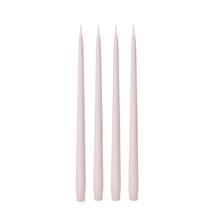 Antique Pink 35cm Taper Candles Pack of 4