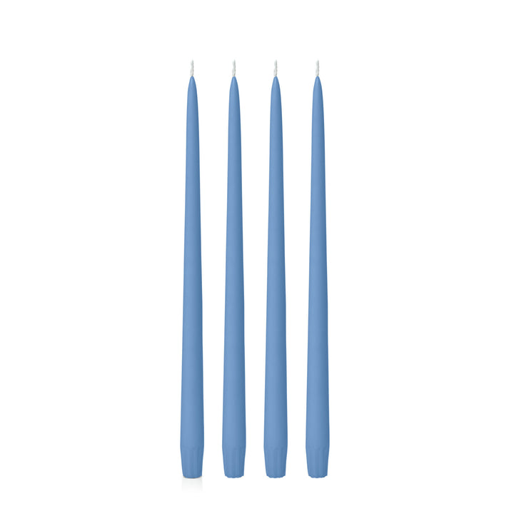 Dusty Blue 35cm Taper Candles Pack of 4