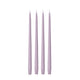 Lilac 35cm Taper Candles Pack of 4