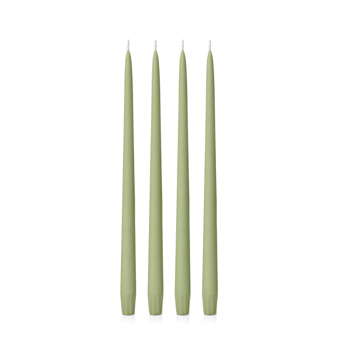 Matcha 35cm Taper Candles Pack of 4