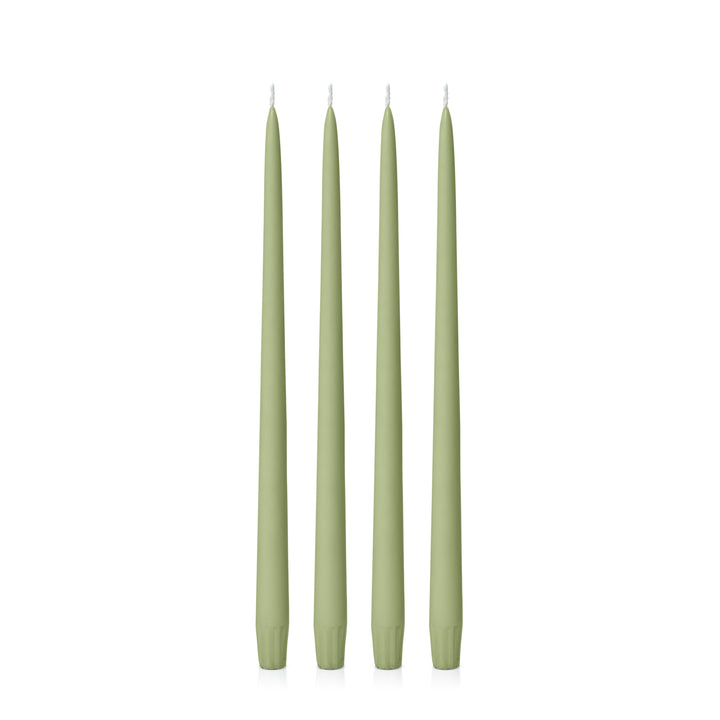 Matcha 35cm Taper Candles Pack of 4