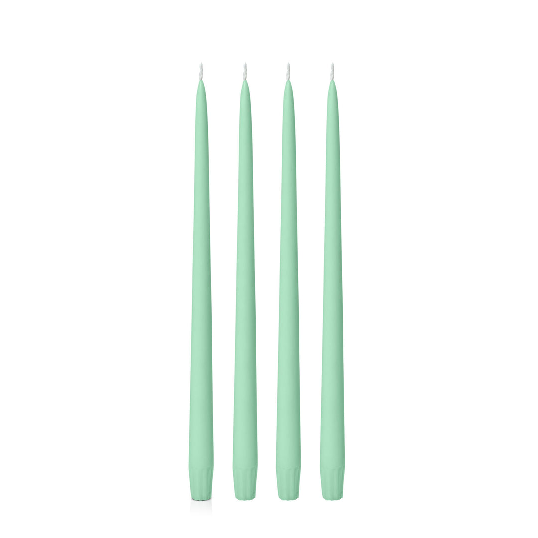 Mint Green 35cm Taper Candles Pack of 4