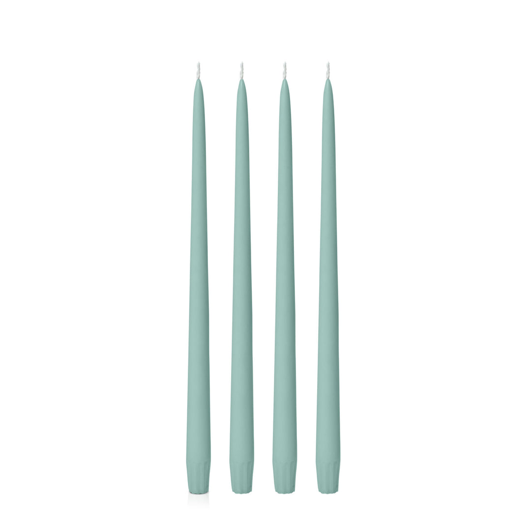 Sage Green 35cm Taper Candles Pack of 4