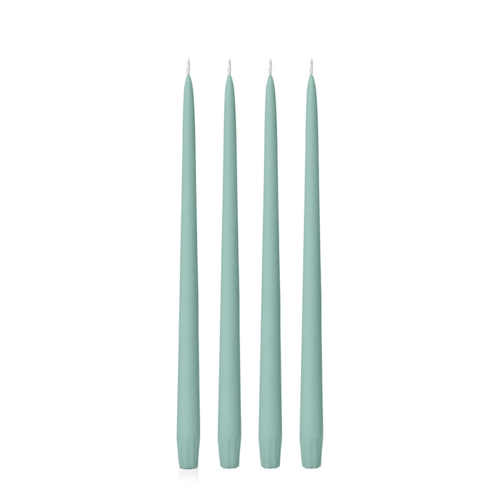 Sage Green 35cm Taper Candles Pack of 4