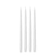 White 35cm Taper Candles Pack of 4