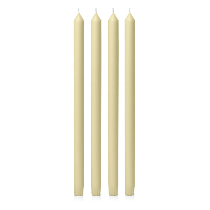 Buttercream 40cm Dinner Candles Pack of 4