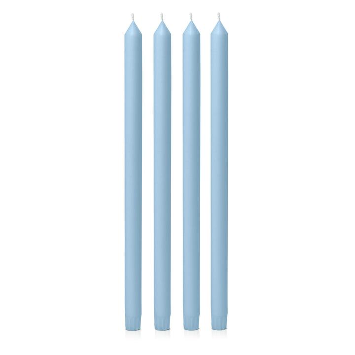 French Blue 40cm Dinner Candles Pack of 4