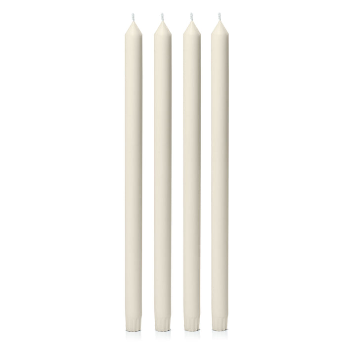 Ivory 40cm Dinner Candles Pack of 4