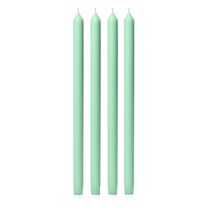 Mint Green 40cm Dinner Candles Pack of 4