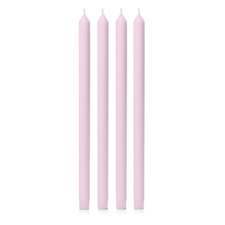 Pastel Pink 40cm Dinner Candles Pack of 4