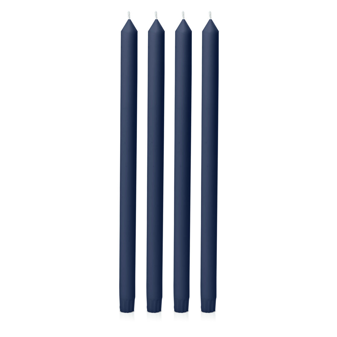 Sapphire 40cm Dinner Candles Pack of 4