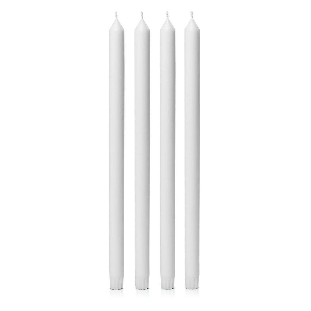 Stone 40cm Dinner Candles Pack of 4