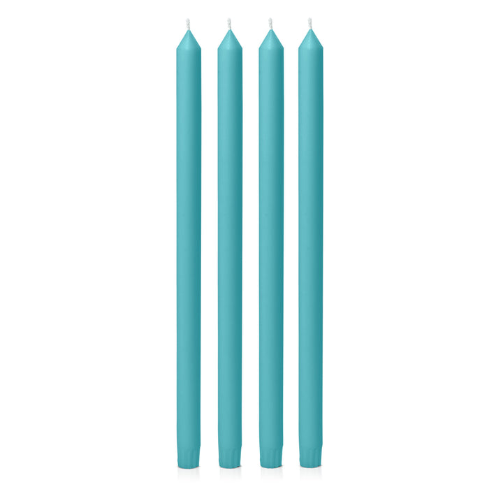 Teal 40cm Dinner Candles Pack of 4