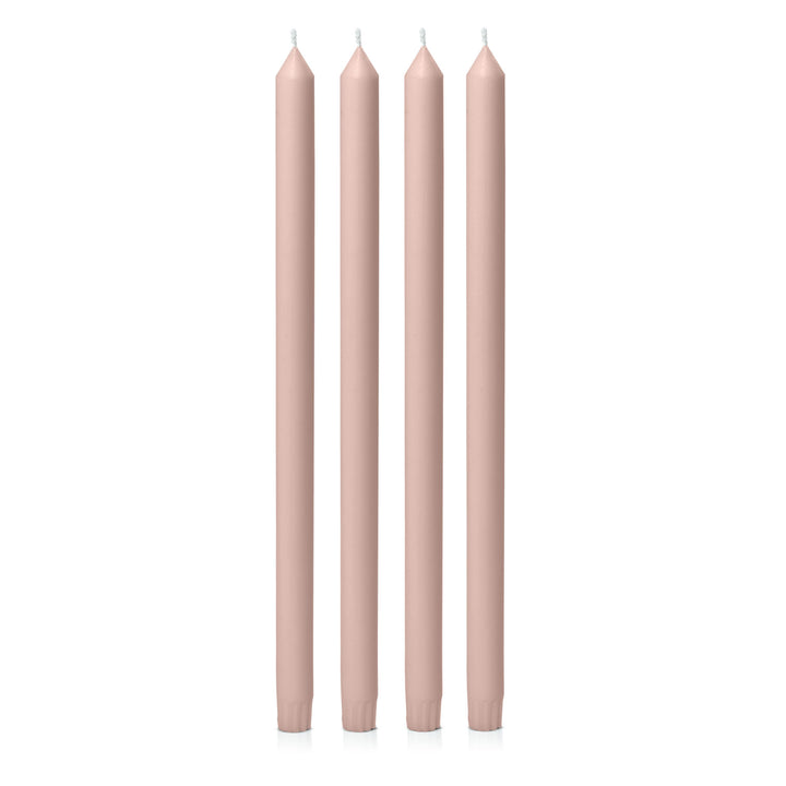 Vintage Blush 40cm Dinner Candles Pack of 4