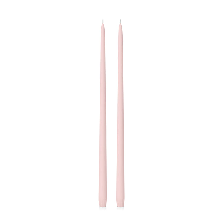 Antique Pink 45cm Taper Candles Pack of 2