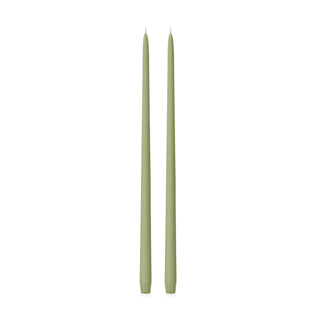 Matcha 45cm Taper Candles Pack of 2