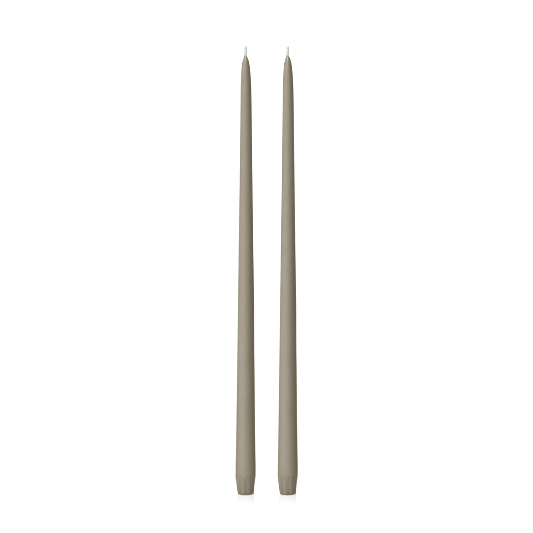 Pale Eucalypt 45cm Taper Candles Pack of 2