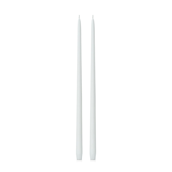 White 45cm Taper Candles Pack of 2