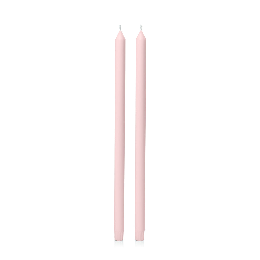 Antique Pink 50cm Dinner Candles Pack of 2