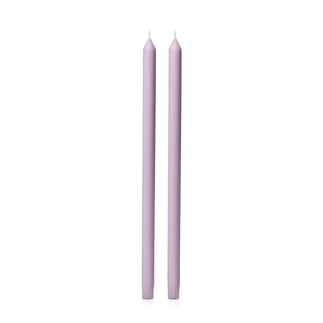 Lilac 50cm Dinner Candles Pack of 2