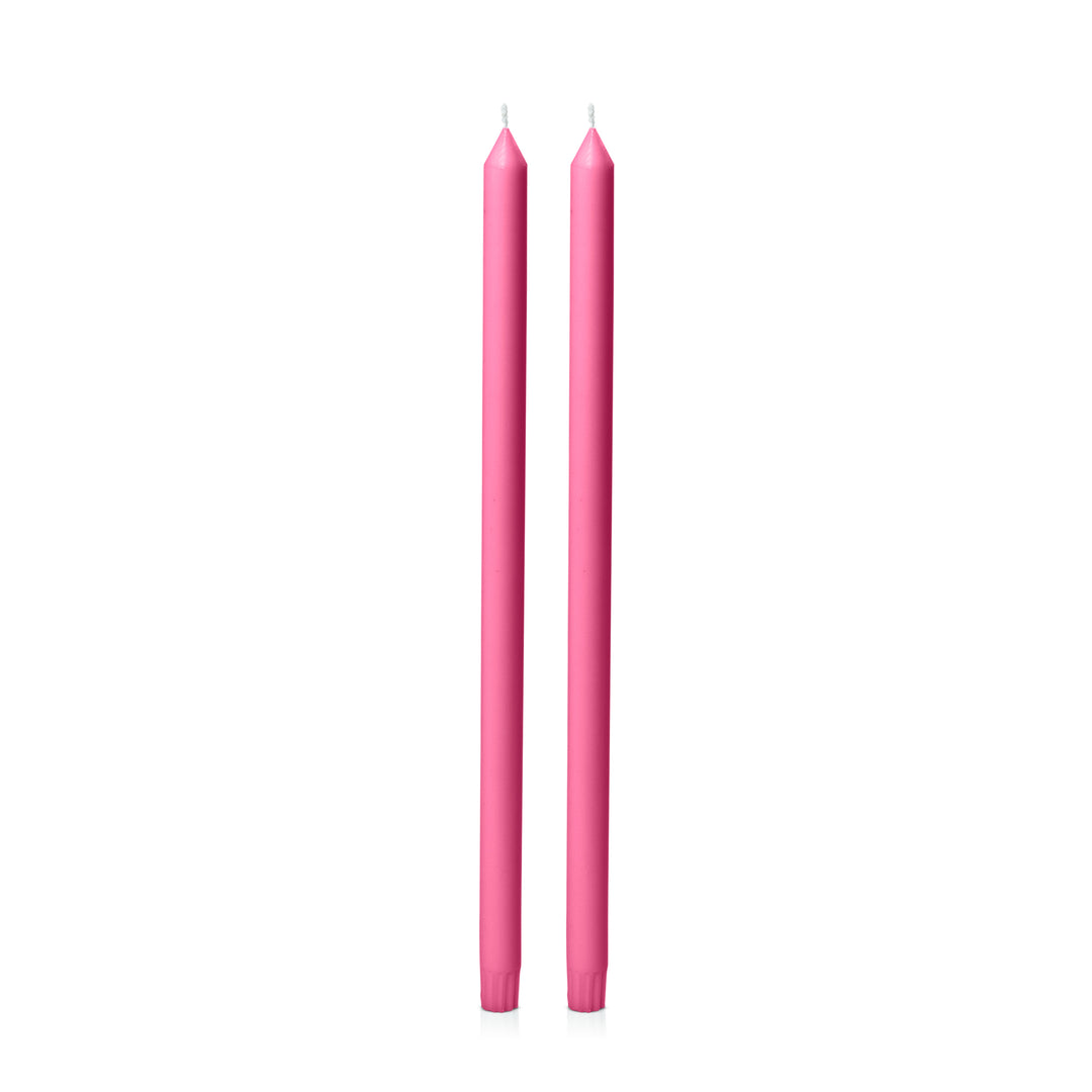 Magenta 50cm Dinner Candles Pack of 2