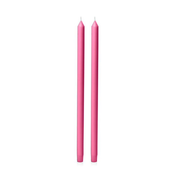 Magenta 50cm Dinner Candles Pack of 2