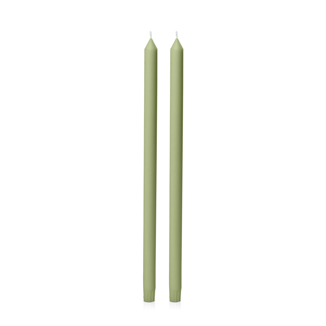 Matcha 50cm Dinner Candles Pack of 2