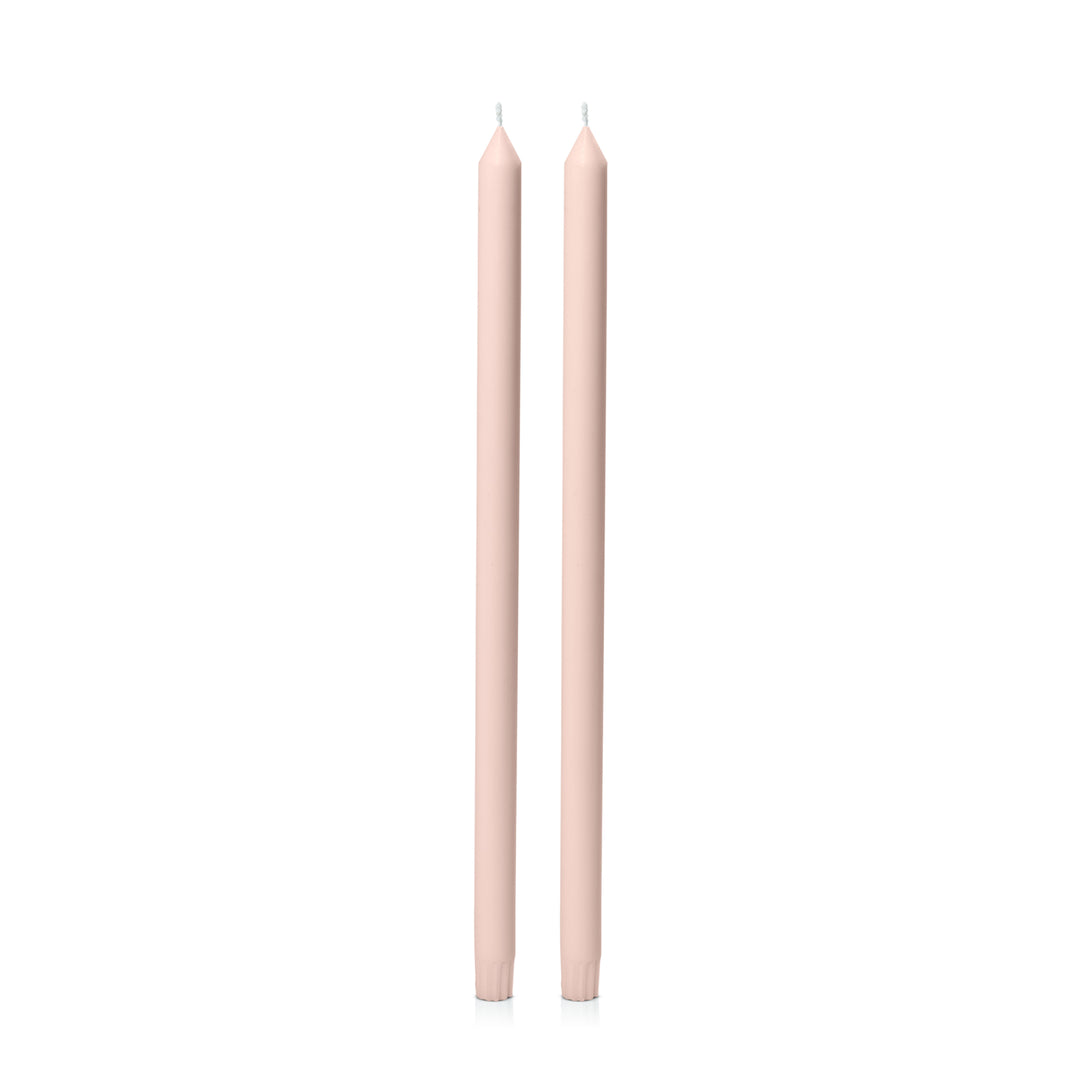 Nude 50cm Dinner Candles Pack of 2