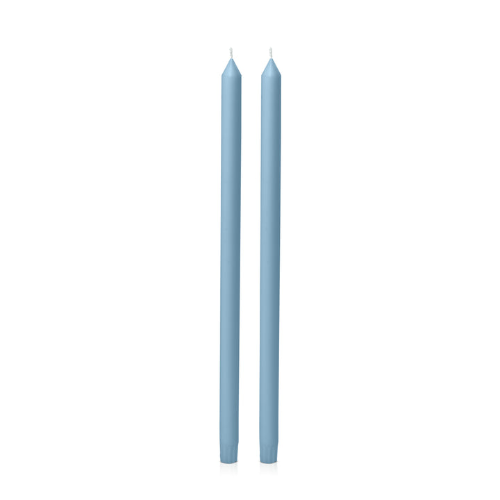 Pastel Blue 50cm Dinner Candles Pack of 2