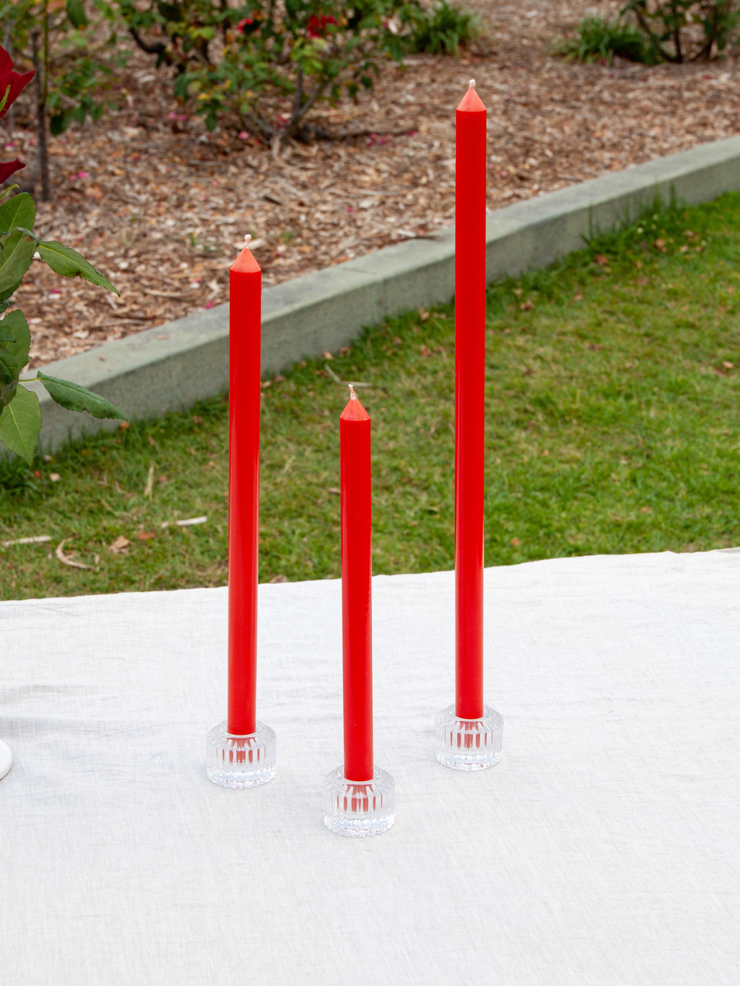 Scarlet 60cm Dinner Candles