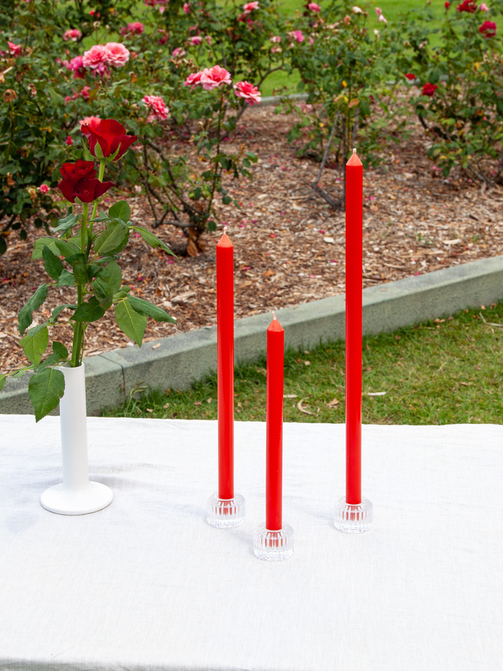 Scarlet 60cm Dinner Candles